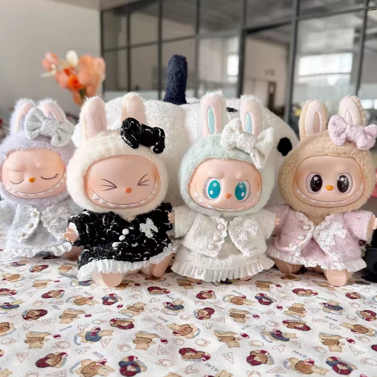 The Monsters Labubu Cloth Chic Tweed Doll Ensemble