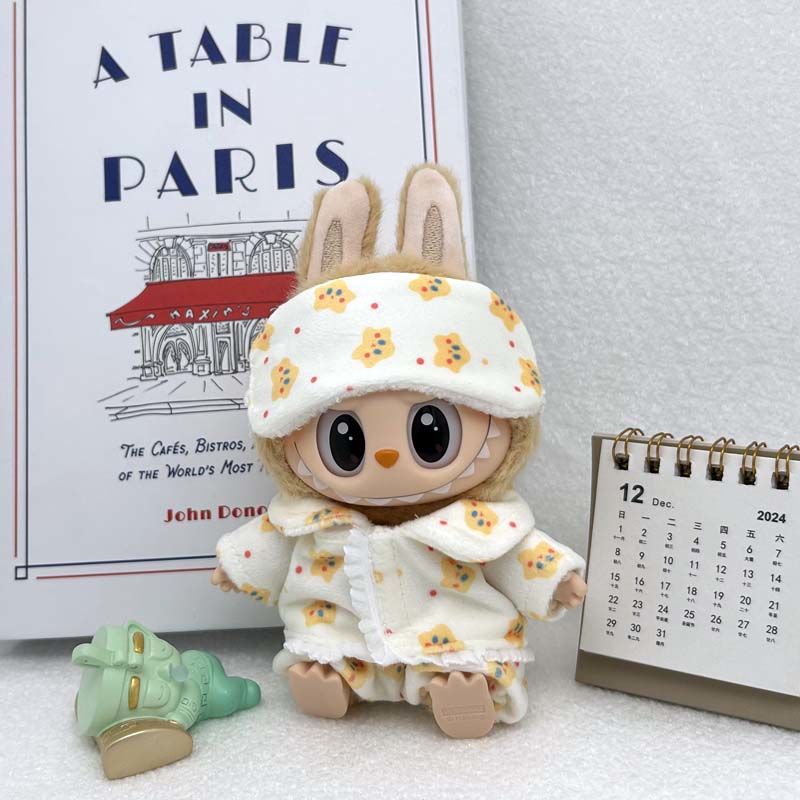 The Monsters Labubu Cloth Cozy Dreams Pajama Set Yellow
