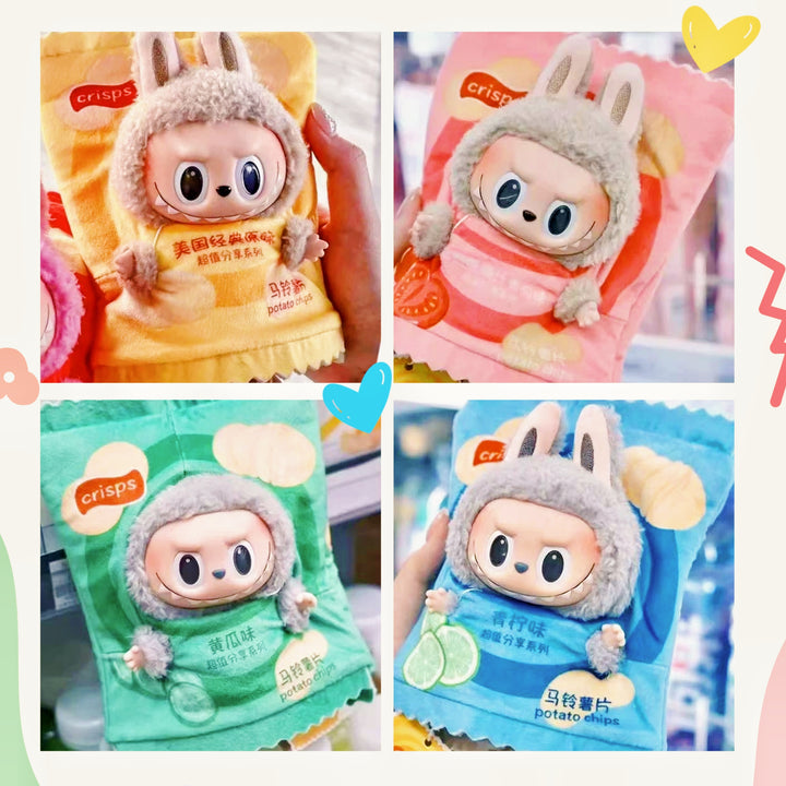 The Monsters Labubu Cloth Crispy Chip Sack Cutie