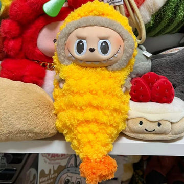 The Monsters Labubu Cloth Tempura Shrimp Ebi Fry Baby Handmade Jumpsuit - 061