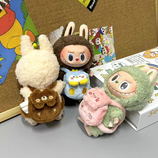 The Monsters Labubu Cloth Fluffy Pals Playtime Backpack 1