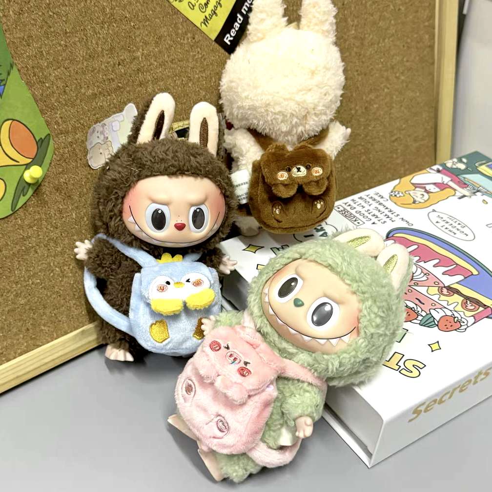 The Monsters Labubu Cloth Fluffy Pals Playtime Backpack 2