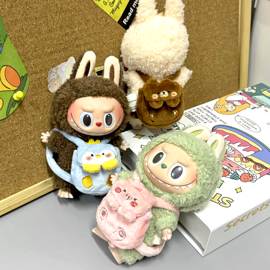 The Monsters Labubu Cloth Fluffy Pals Playtime Backpack 2