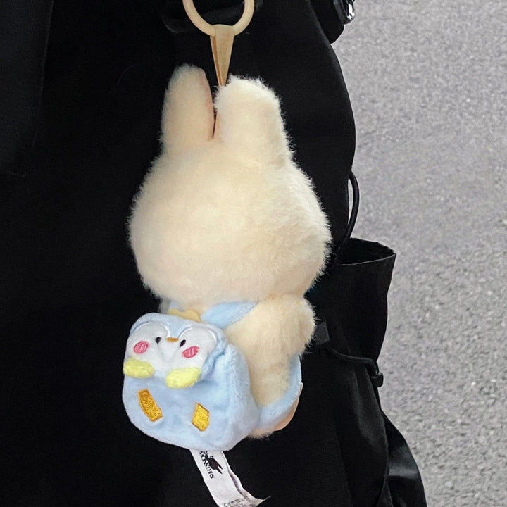 The Monsters Labubu Cloth Fluffy Pals Playtime Backpack Penguin