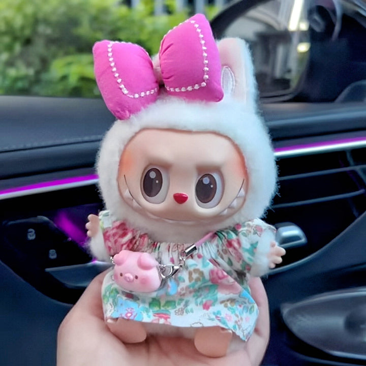 The Monsters Labubu Cloth Grace & Glee Ensemble Pink