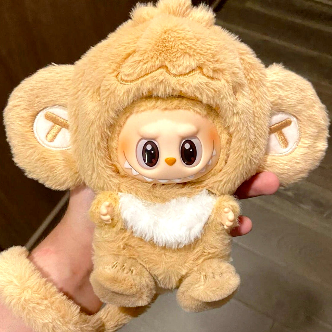 The Monsters Labubu Cloth Jungle Snuggles Monkey Set 1