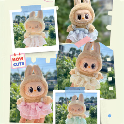 The Monsters Labubu Cloth Lovely Pompom Tulle Dress