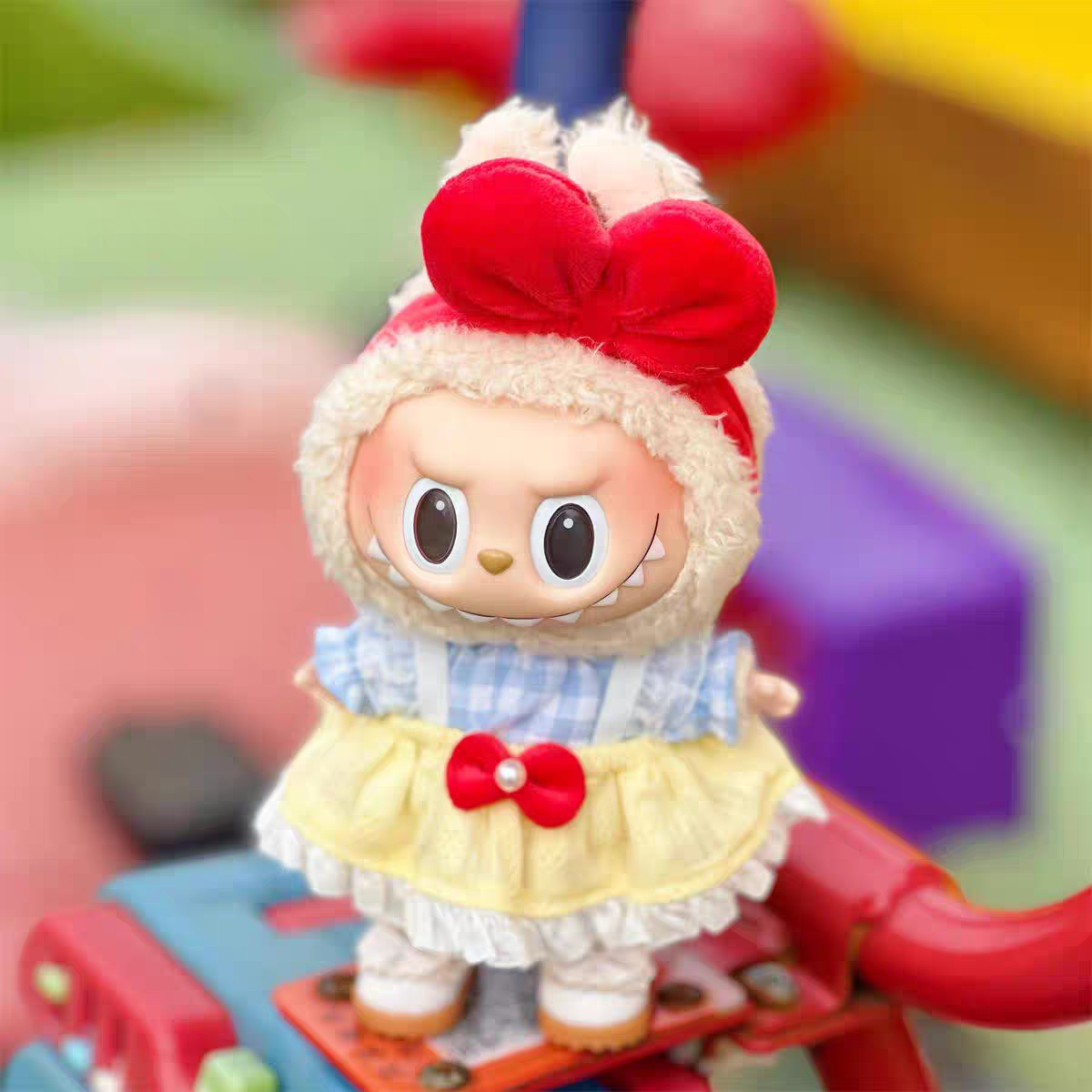 The Monsters Labubu Cloth Lovely Pompom Tulle Dress 1