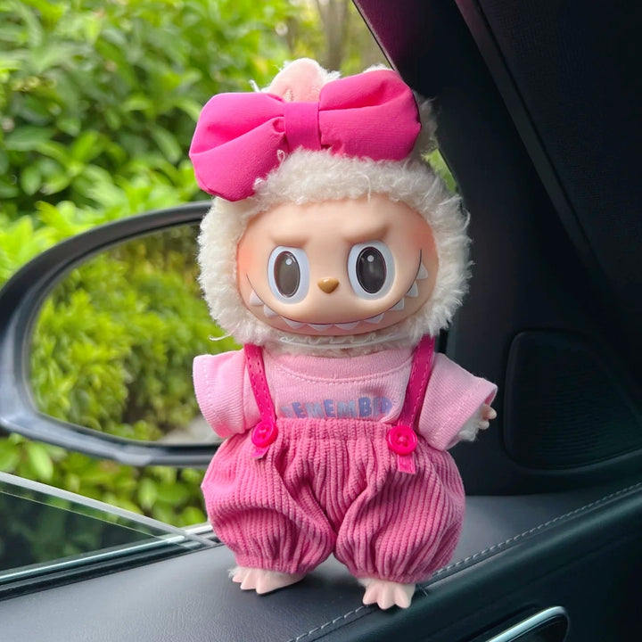 The Monsters Labubu Cloth Lovely Rosie Overalls Set 2