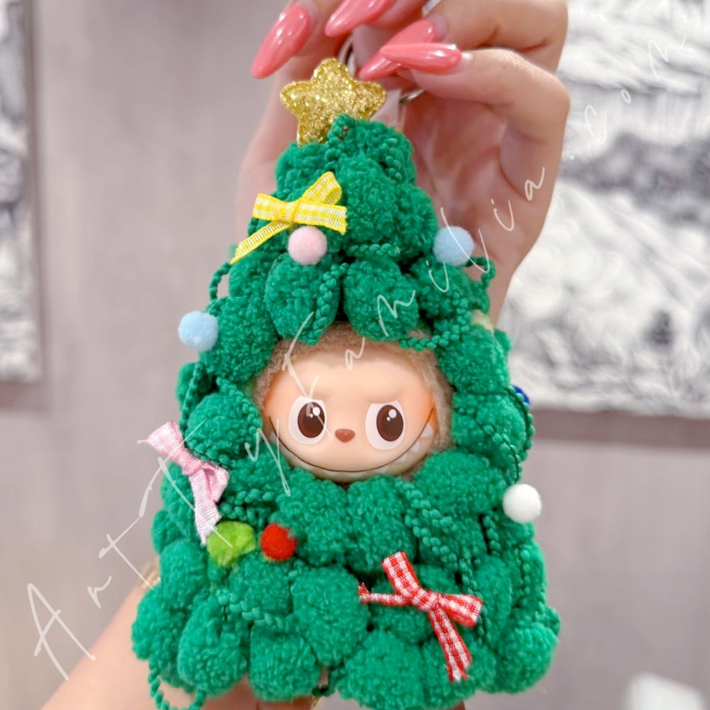 The Monsters Labubu Cloth Mini Christmas Tree Jumpsuit 