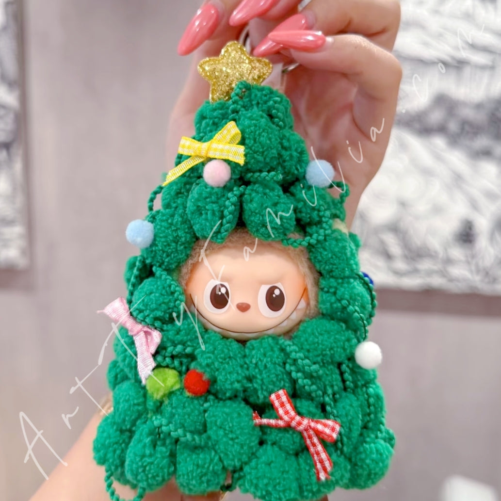 The Monsters Labubu Cloth Mini Christmas Tree Jumpsuit 