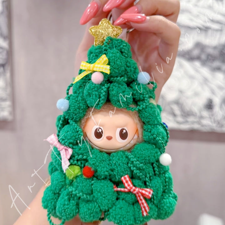 The Monsters Labubu Cloth Mini Christmas Tree Jumpsuit 