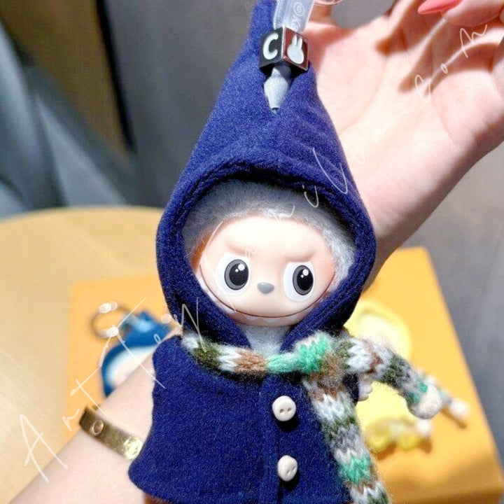 The Monsters Labubu Cloth Mini Enchanted Cloak Set Blue