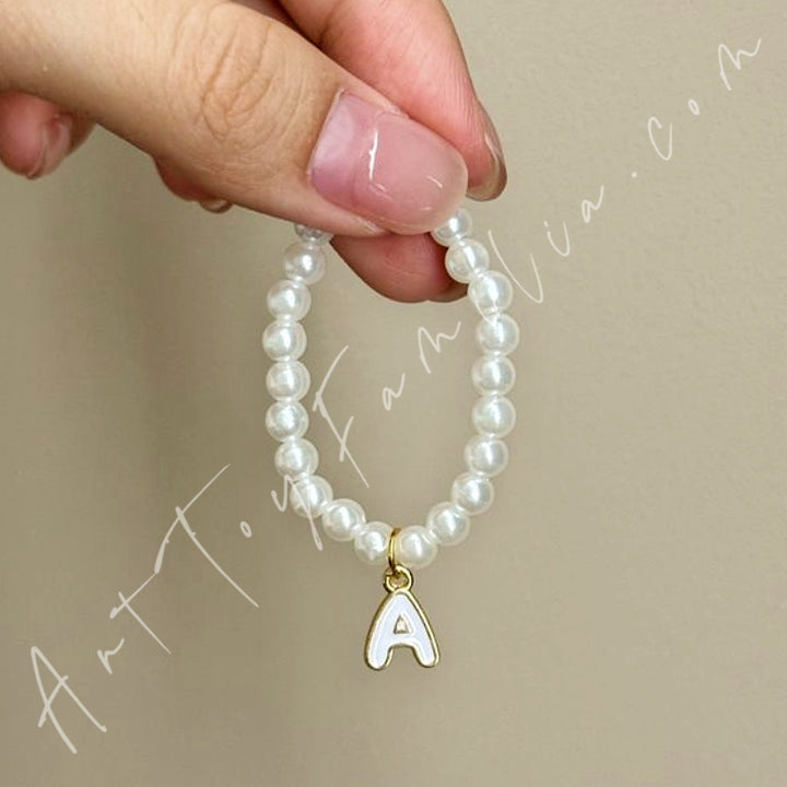 The Monsters Labubu Cloth Mini Letter Necklace A