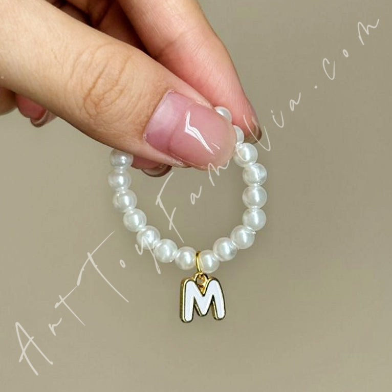 The Monsters Labubu Cloth Mini Letter Necklace M