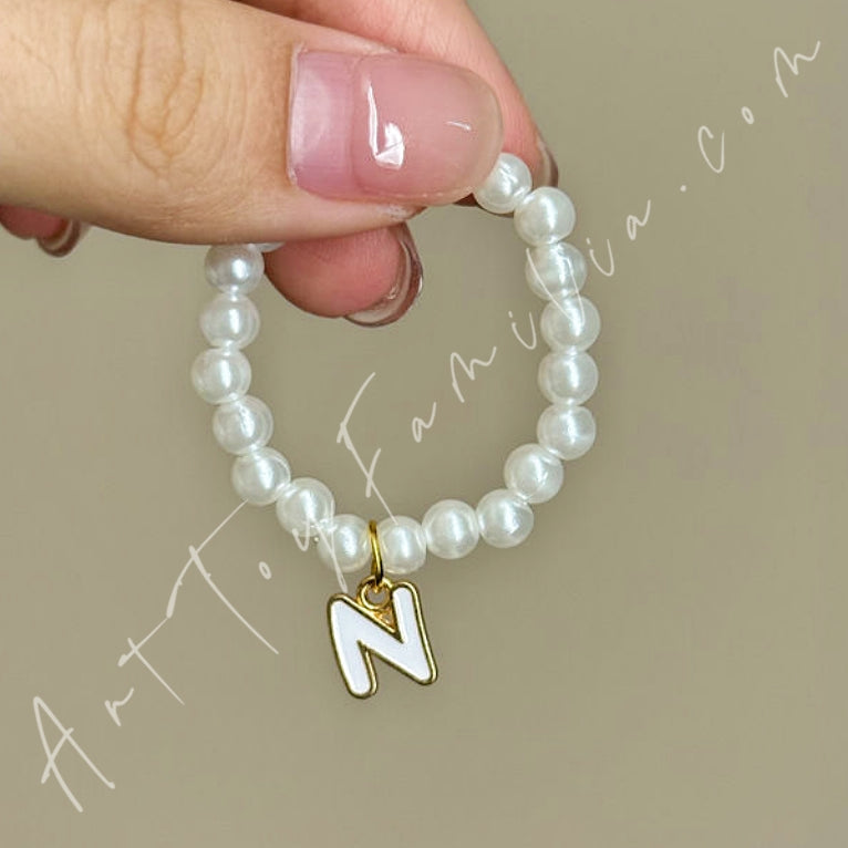 The Monsters Labubu Cloth Mini Letter Necklace N