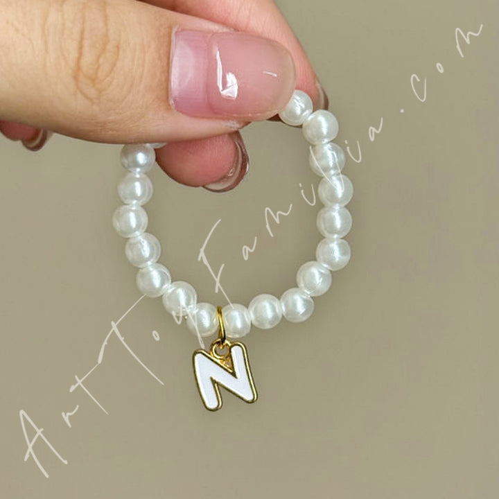 The Monsters Labubu Cloth Mini Letter Necklace N
