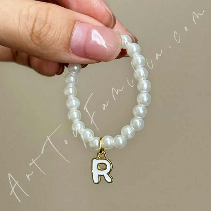 The Monsters Labubu Cloth Mini Letter Necklace R