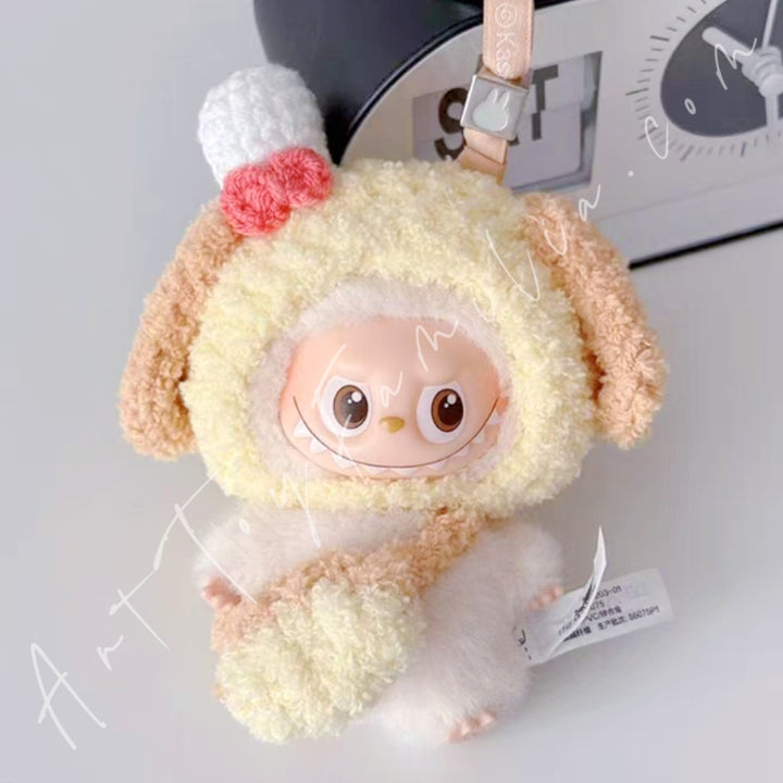 The Monsters Labubu Cloth Mini Sunny Knitwood Set Puppy