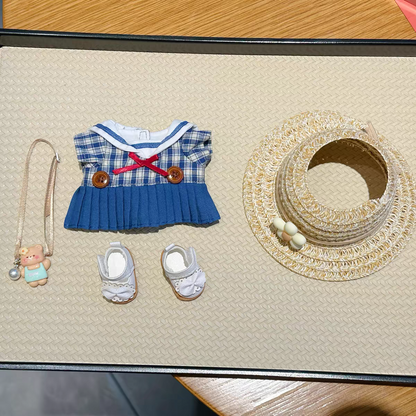 The Monsters Labubu Cloth Navy Belle Dress Set 2
