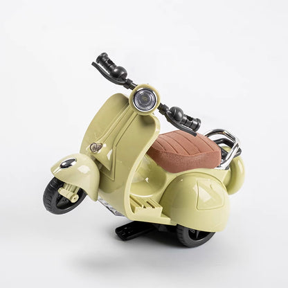 The Monsters Labubu Cloth Playable Toy Motorcycle Green