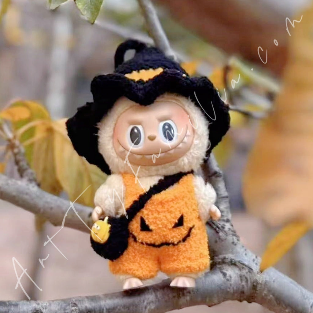 The Monsters Labubu Cloth Pumpkin Witch Set