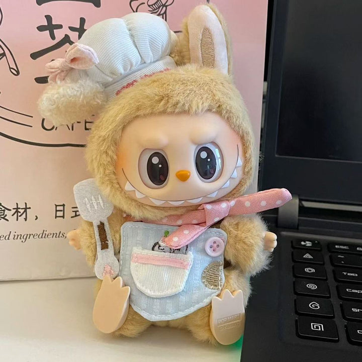 The Monsters Labubu Cloth Puppy Delicious Chef Set 2