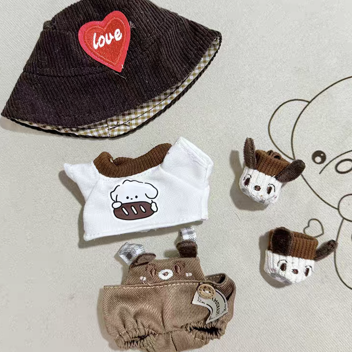 The Monsters Labubu Cloth Puppy Playtime Overalls Set 2