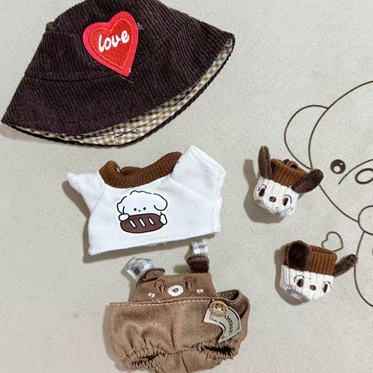 The Monsters Labubu Cloth Puppy Playtime Overalls Set 2
