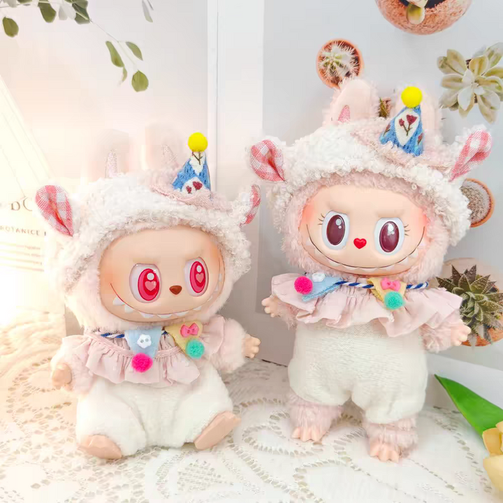 The Monsters Labubu Cloth Snowy Lamb Festival Ensemble 1