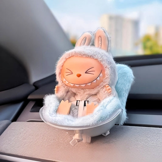 The Monsters Labubu Cloth Snuggle Cuddle Seat Blue