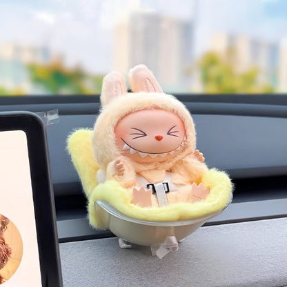 The Monsters Labubu Cloth Snuggle Cuddle Seat Yellow