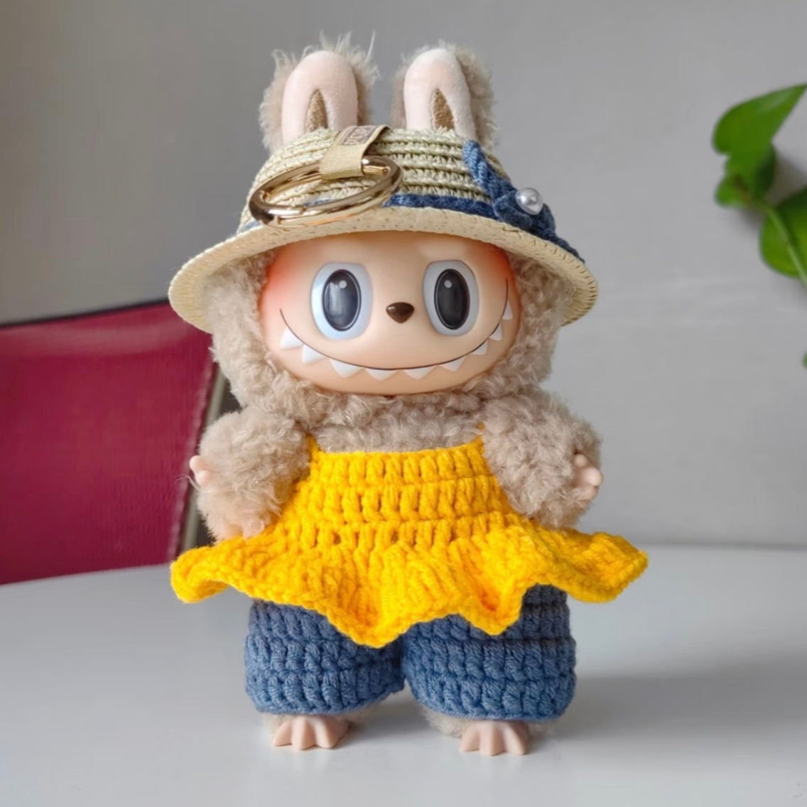 The Monsters Labubu Cloth Snuggle Sundress Jumper - 079