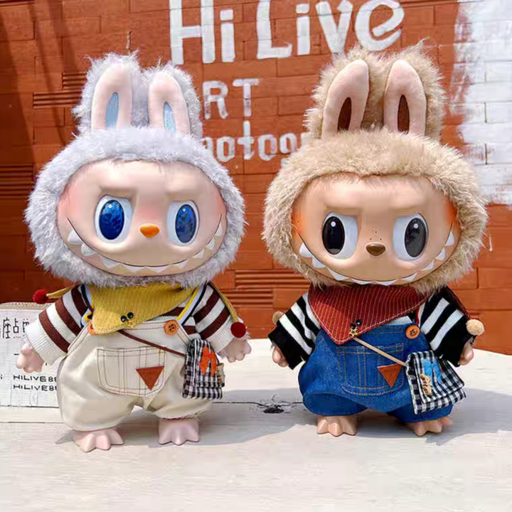 The Monsters Labubu Cloth Sunny Day Overalls Set