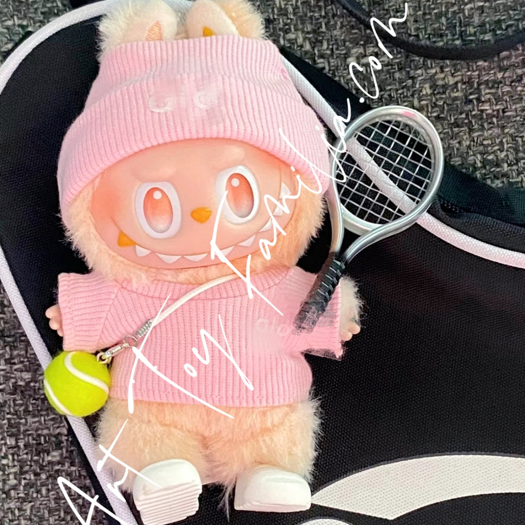 The Monsters Labubu Cloth Tennis Match Points Set Pink