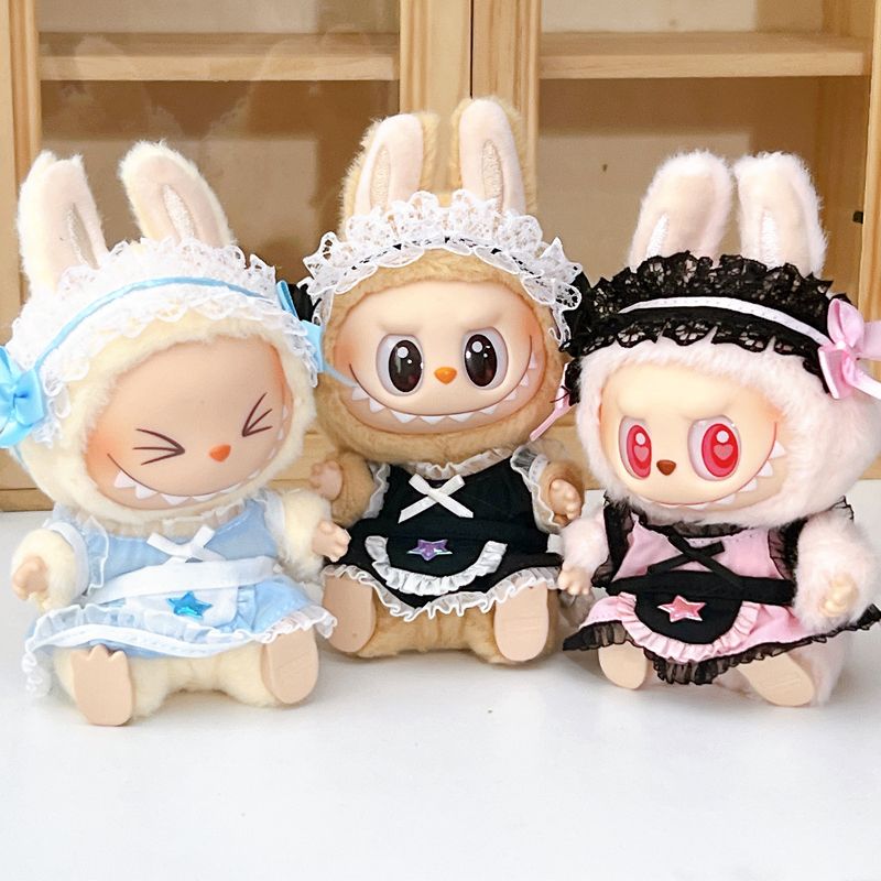 The Monsters Labubu Cloth Twinkle Cute Maid Dress