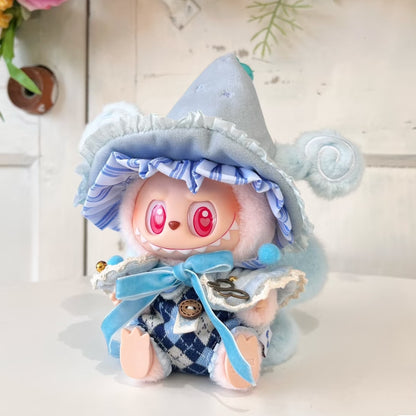 The Monsters Labubu Cloth Whimsy Magic Wardrobe Butterfly-Blue