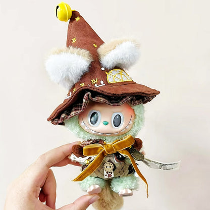 The Monsters Labubu Cloth Whimsy Magic Wardrobe Fox-Brown