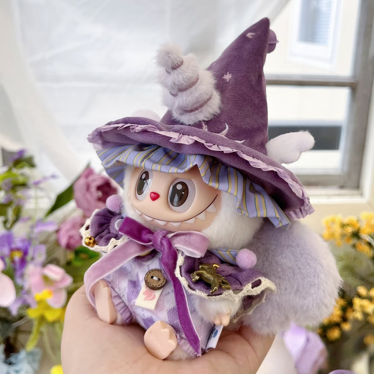 The Monsters Labubu Cloth Whimsy Magic Wardrobe Unicorn-Purple