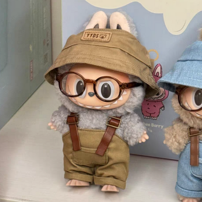 The Monsters Labubu Cloth Workwear Wardrobe Line Khaki