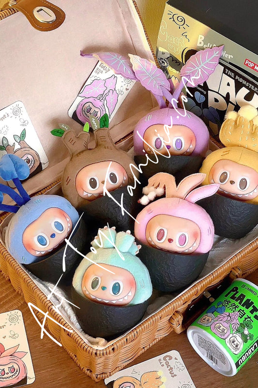 The Monsters Labubu Naughty Plants Vinyl Face Series Full Set