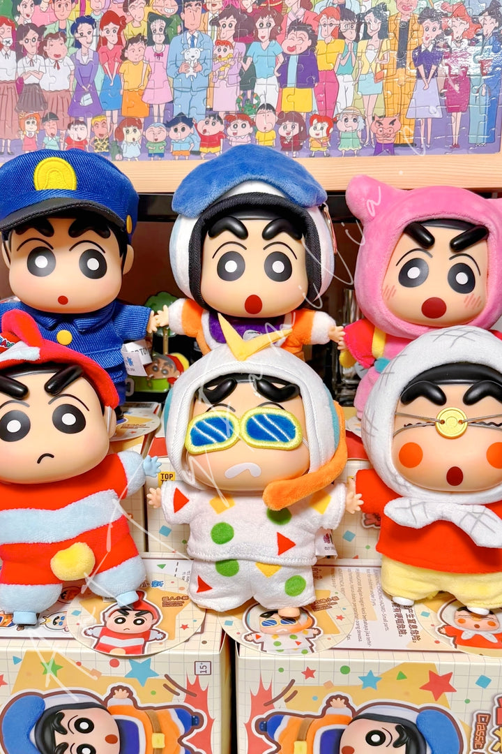 Top Toy Crayon Shinchan Classic Memories Series Plush 6 Confirmed Figures