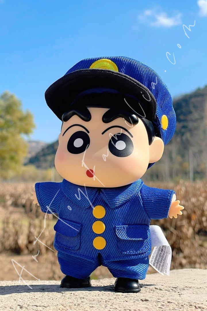 Top Toy Crayon Shinchan Classic Memories Series Plush School Uniform Shinchan