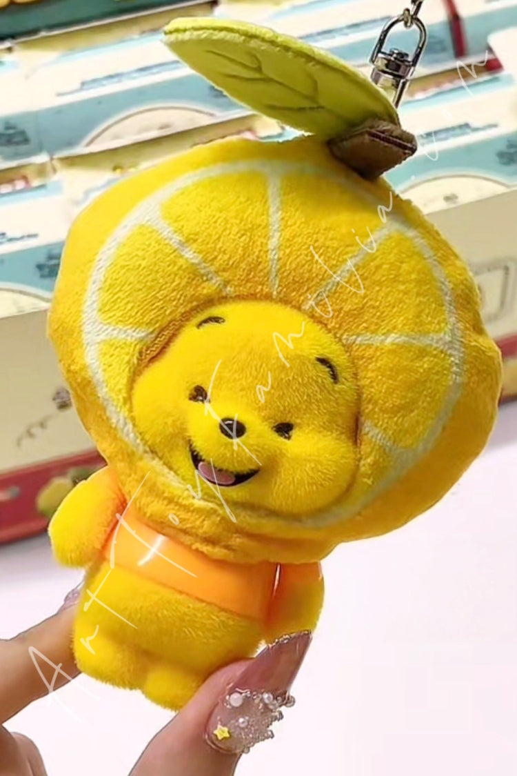 Top Toy Disney Winnie the Pooh Tiny Orchard Fruit Series Keychain Orange
