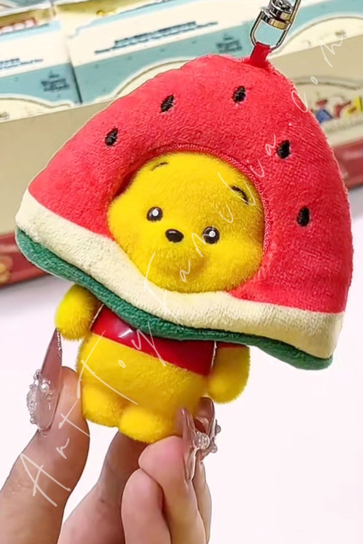 Top Toy Disney Winnie the Pooh Tiny Orchard Fruit Series Keychain Watermelon