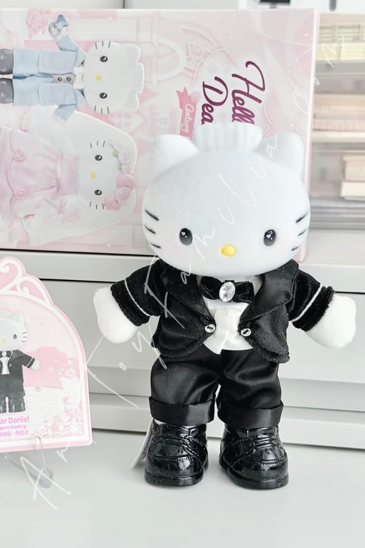 Top Toy Hello Kitty & Dear Daniel Century Wedding Series Plush Blind Box Dear Daniel Elegant Greeting