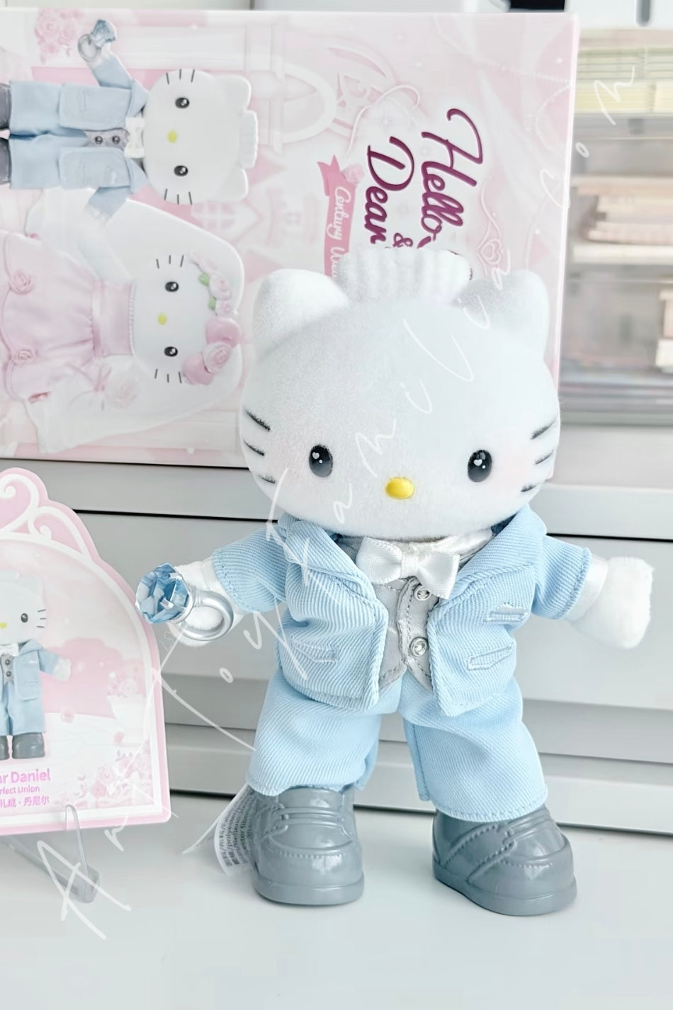 Top Toy Hello Kitty & Dear Daniel Century Wedding Series Plush Blind Box Dear Daniel Perfect Union