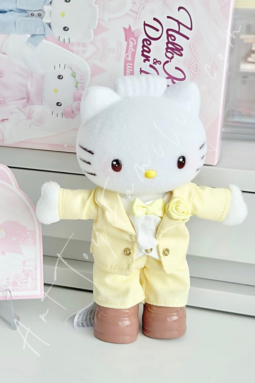 Top Toy Hello Kitty & Dear Daniel Century Wedding Series Plush Blind Box Dear Daniel Sincere Gratitude