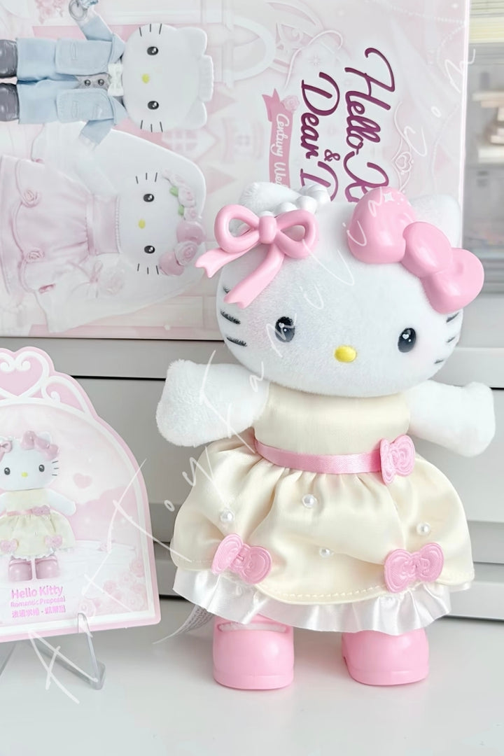 Top Toy Hello Kitty & Dear Daniel Century Wedding Series Plush Blind Box Hello Kitty Romantic Proposal
