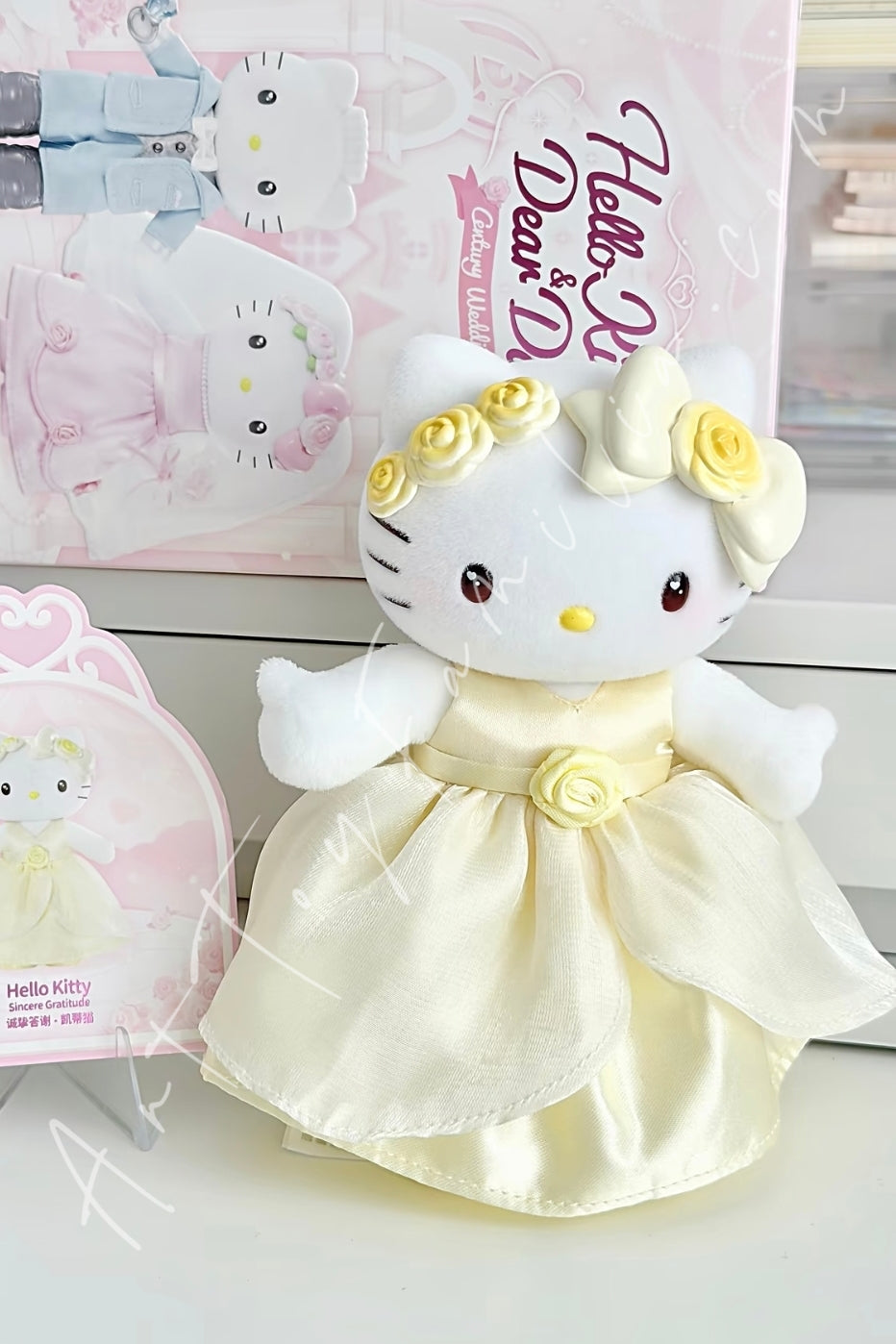 Top Toy Hello Kitty & Dear Daniel Century Wedding Series Plush Blind Box Hello Kitty Sincere Gratitude